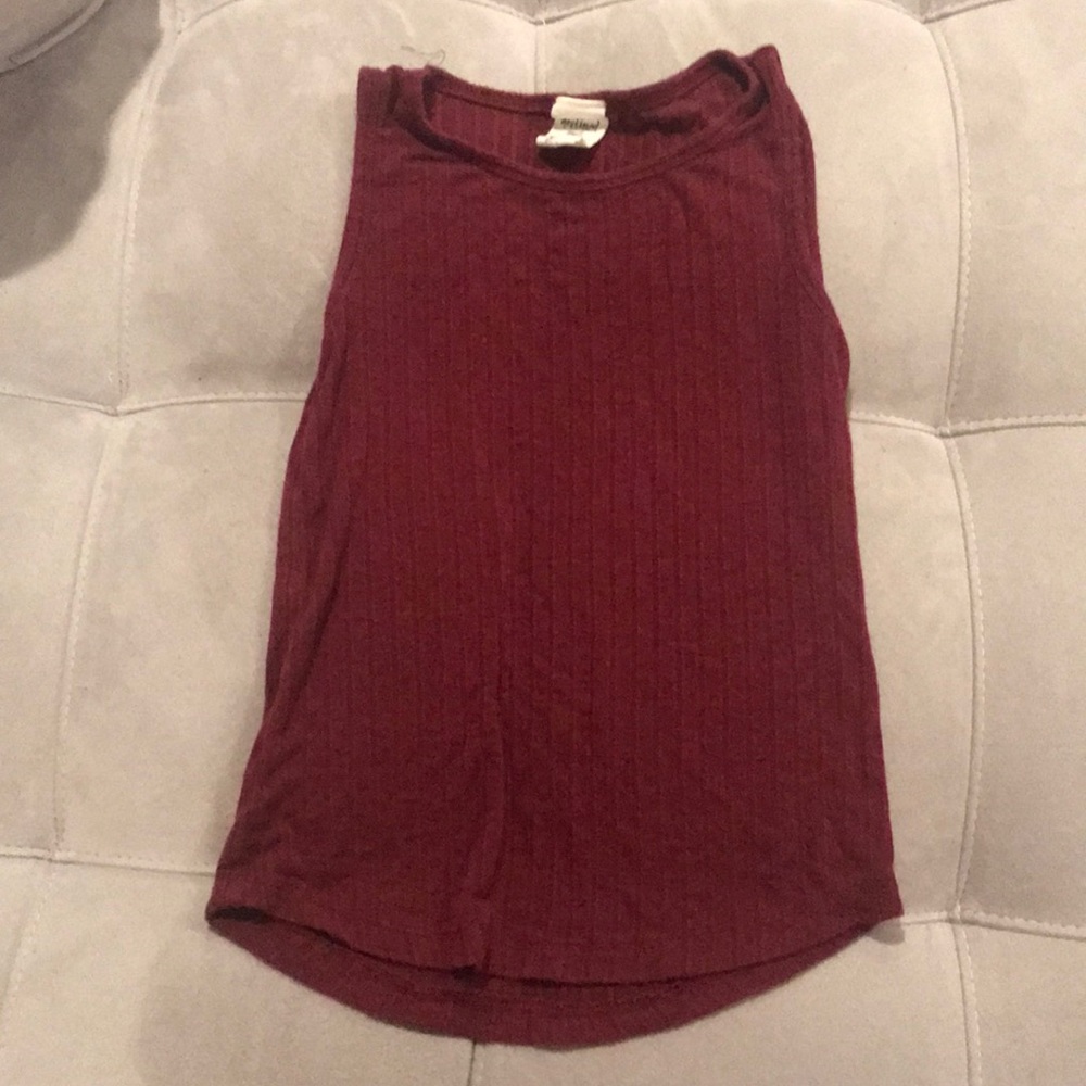 Basic Maroon crop top